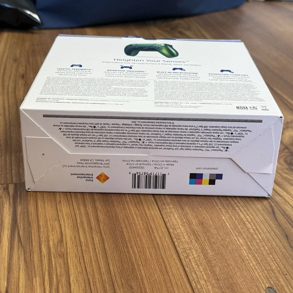 PlayStation PS5 Green Chroma Controller BOX ONLY  W/ Instructions‎ Reseller Gift